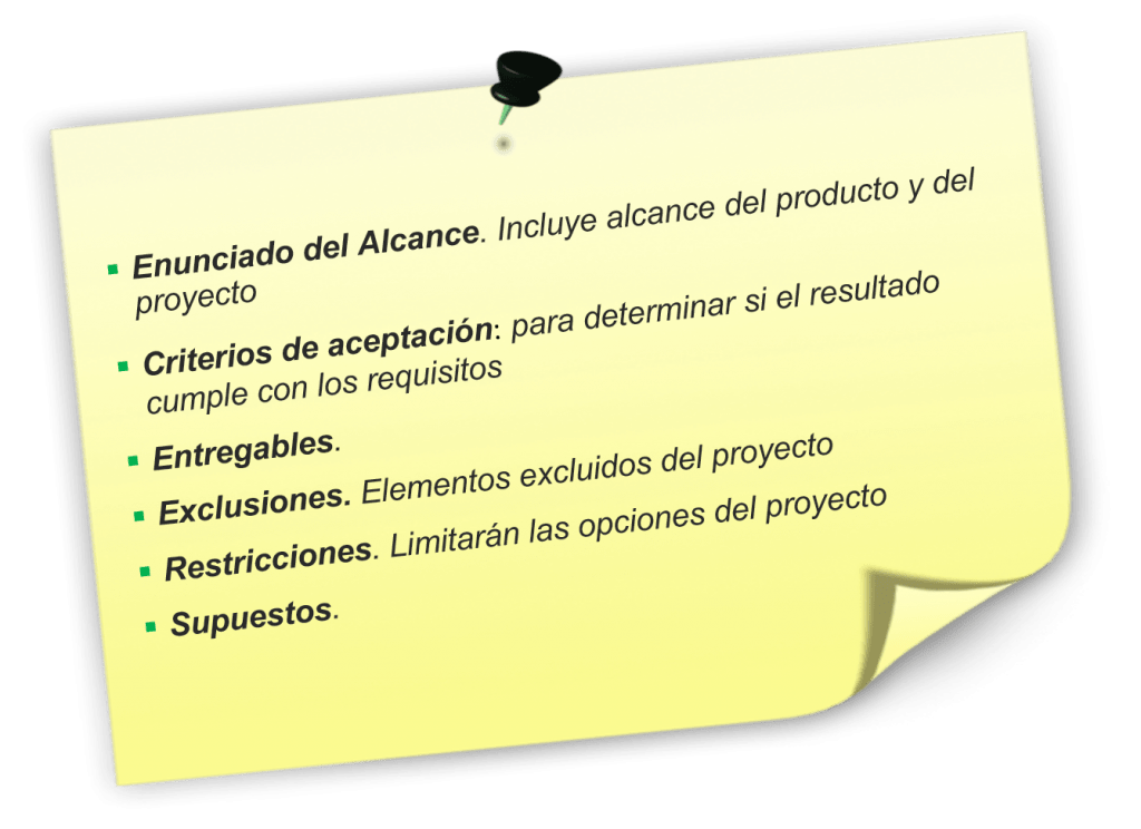 Cómo crear el alcance del proyecto